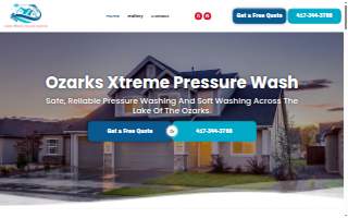 Ozarks Xtreme Pressure Washing LLC website