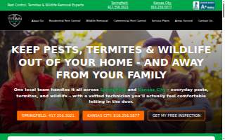 Titan Pest Pro website