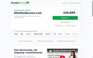 Elite Pool Service of Peculiar website