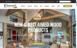Elmwood Reclaimed Timber website