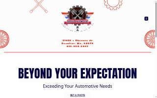 Exodus Automotive website