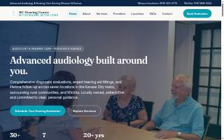 KC Hearing Center of Peculiar website