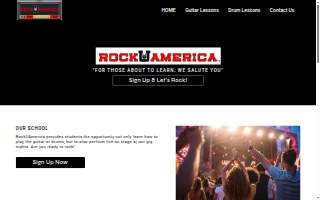 Rock U America of Peculiar website
