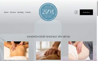 Sandalwood Massage, LLC website