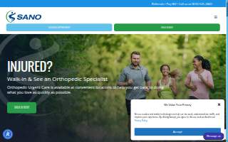 Sano Specialty Care of Peculiar website