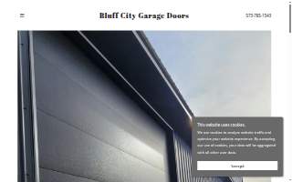Bluff City Garage Doors website