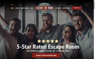 Escape on Main website