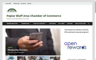 Poplar Bluff Chamber of Commerce website