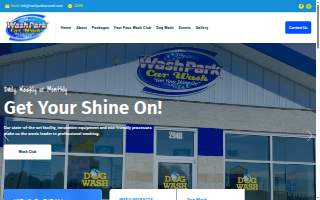 Wash Park Car Wash website