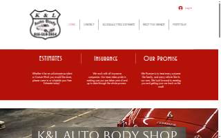 K & L Auto Body website