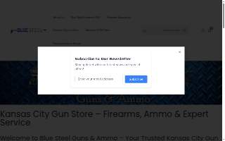 Blue Steel Guns & Ammo website