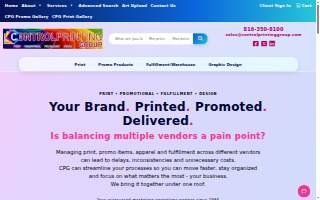 Control Printing Group website