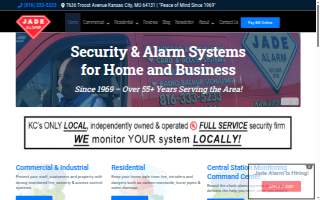 Jade Alarm Company of Raytown website