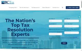 B&C Accounting and Tax, LLC website