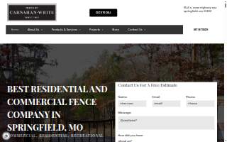 Carnahan-White Fence Company website