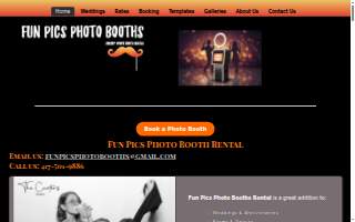 Fun Pics Photo Booths website
