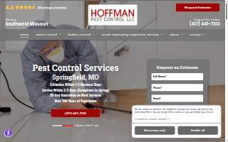 Hoffman Pest Control website