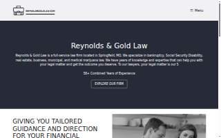 Reynolds & Gold Law website