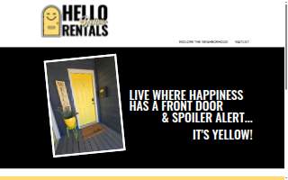 The Yellow Door website