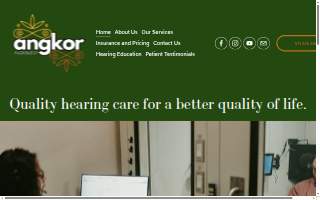 Angkor Audiology website