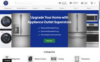 Appliance Outlet Superstore of Rolla website