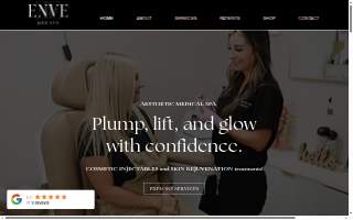 ENVE Med Spa website