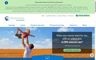 Riverways Federal Credit Union website