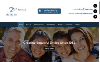 Rolla Family Dentistry website