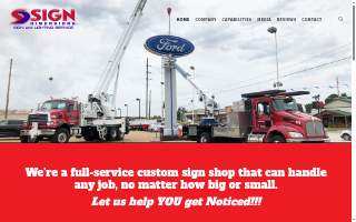 Sign Dimensions LLC website