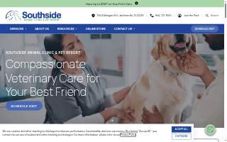 South Side Animal Clinic website
