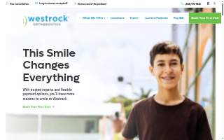 Westrock Orthodontics of Lees Summit website