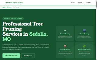 Christian's Tree Service LLC website