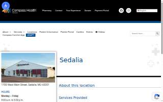 Compass Health Network of Sedalia website