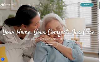 Healthline In-Home Care website