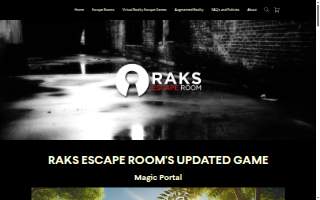 RAKS Escape Room website