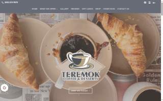 Teremok Coffee & Desserts website