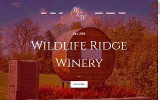 Wildlife Ridge Winery of Sedalia website