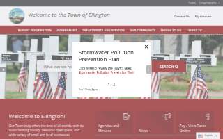 Ellington Insurance Agency website