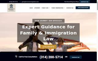 Legacy Family and Immigration Law Firm LLC of Concord website