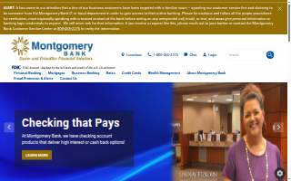 Montgomery Bank website