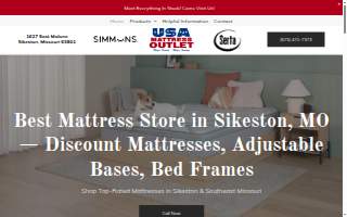 USA Mattress Outlet website