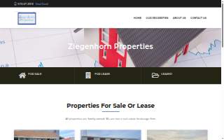 Ziegenhorn Properties website