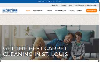 Precise Carpet Cleaning of Spanish Lake website