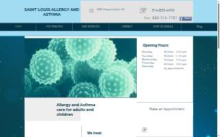 Saint Louis Allergy and Asthma of Maplewood website