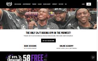 STL Boxing Academy website