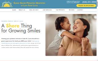 Sunny Shore Pediatric Dentistry of Lake St. Louis website