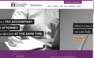 The Alexander Law Firm, LLC of Spanish Lake website