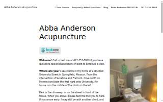 Abba Anderson Acupuncture website