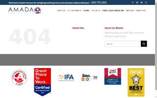 Amada Senior Care Springfield website