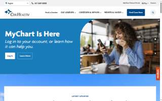 CoxHealth Med Spa website